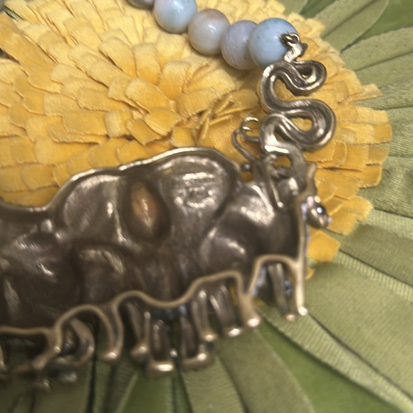 Heidi daus sparkling crystal and amazonite bead necklace - Picture 4 of 5